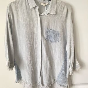 Umgee light blue button down